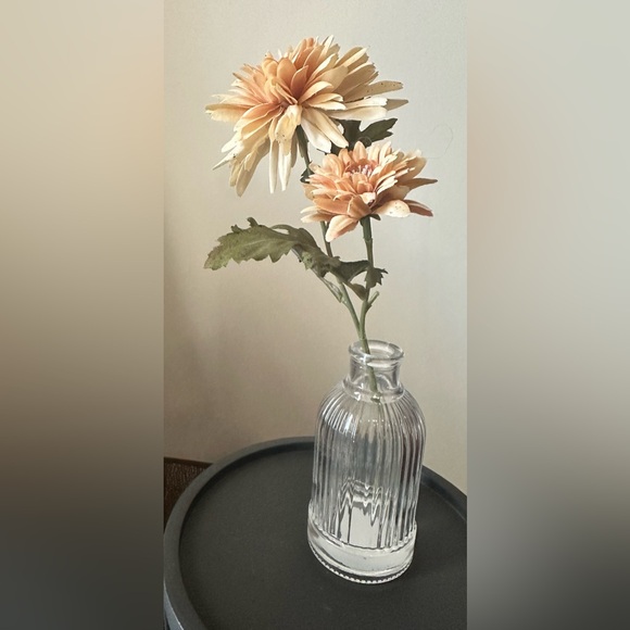 Target Glass Vase with Faux Flower - Picture 1 of 10